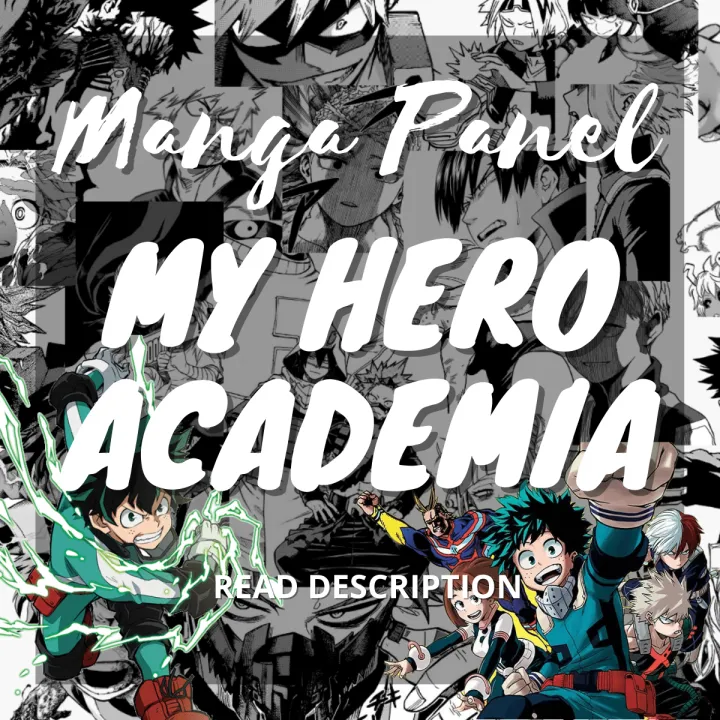 MANGA PANEL | Anime My Hero Academia Manga Panel Wall Decor READ  DESCRIPTION | Lazada PH