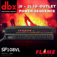 DBX SP-108VL ปลั๊กไฟเครื่องเสียง เครื่องกรองกระแสไฟฟ้าและลดทอนสัญญาณรบกวน รุ่น ปลั๊กไฟ หน่วงเวลา sequence power control Equipment protectionปลั๊กรางจ่ายไฟสำหร สำหรับการแสดงคาราโอเกะ