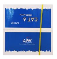 LAN CABLE (สายแลน) LINK (US-9106MD) CAT 6 UTP PE OUTDOOR (SINGLE JACKET) (305 M./BOX.