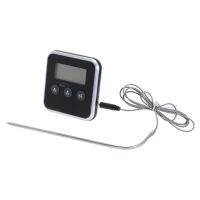 ❀™ Digital BBQ Thermometer Meat Grill Oven Thermomet With Timer And Stainless Steel Probe Cooking Kitchen Thermometer