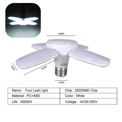 โคมไฟไฟ LED พับได้28W หลอดไฟ Led E27ไฟกลางคืนสำหรับไฟไฟเพดานบ้าน