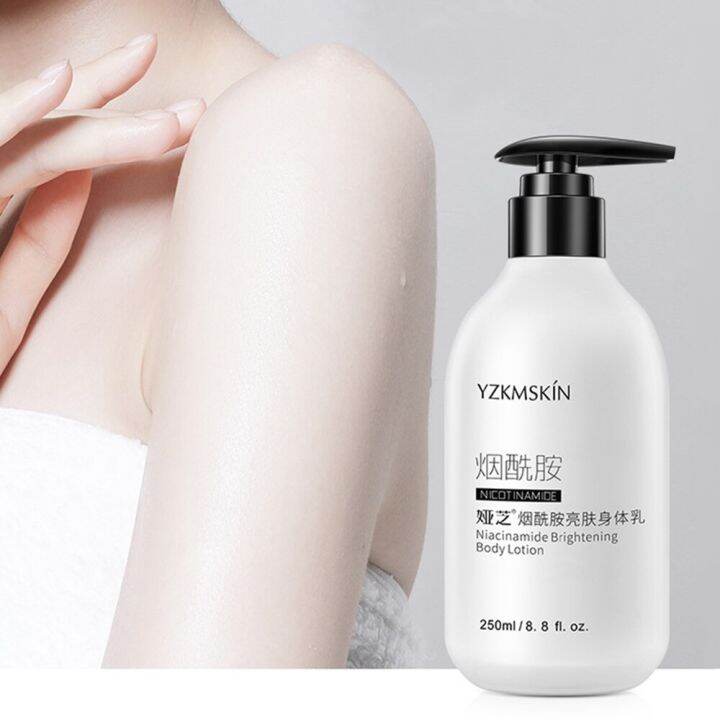 Just 3 Days Effective YZKMSKIN Niacinamide Permanent Whitening Body Lotion with Collagen with