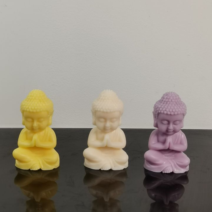 amitabha-candle-handmade-decoration-mold-silicone-molds-little-buddha