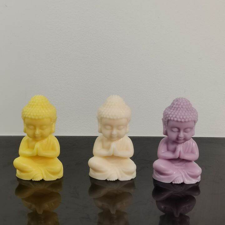 diy-buddha-handmade-decoration-silicone-molds-little-buddha-candle-silicone-mold