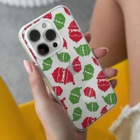 เคสโทรศัพท์มือถือสำหรับ iPhone ลายการ์ตูนซานตาคลอสสีรักกันรอยขีดข่วนฝาหลังสำหรับ iPhone 7/8 /Se/ 7 Plus/ 8 Plus/xr/xs/xs/XS Max/ 15 Plus TD-MY ทนทานคุณภาพสูง