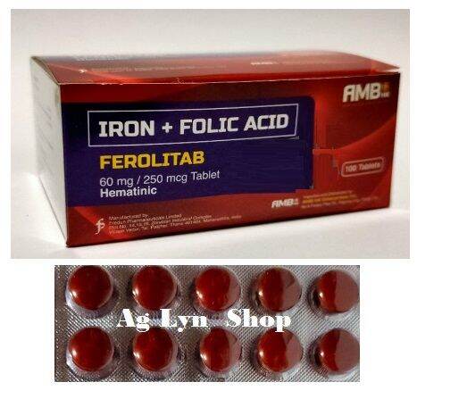 FEROLITAB IRON + FOLIC ACID | Lazada PH