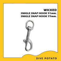 Single Snap Hook 107mm &amp; 91mm &amp; 77mm (Wicked)