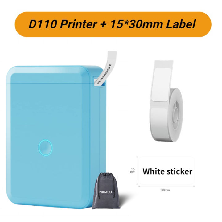 Niimbot D110 Smart Label Printer, Bluetooth Connectivity with Mobile ...