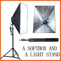 SALE Softbox Photo Lighting Studio Lighting Kit 2pcs 50 x 70 Soft Boxes 1ชุดตามรูป ##กล้องถ่ายรูป ถ่ายภาพ ฟิล์ม อุปกรณ์กล้อง สายชาร์จ แท่นชาร์จ Camera Adapter Battery อะไหล่กล้อง เคส