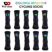 【hot】✧  WEST BIKING Sport Socks Men Cycling Outdoor Footwear for Road Basketball 39-46