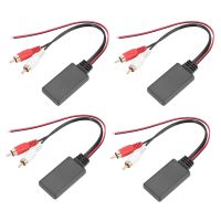 4X Car Universal Wireless Bluetooth Module Music Adapter Rca Aux Audio Cable