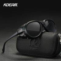 【LZ】❂✖♞  2023 KDEAM High Quality Men Women Steampunk Sunglasses Branded Designer Outdoor Driving Punk Sun Glasses UV400 Cool