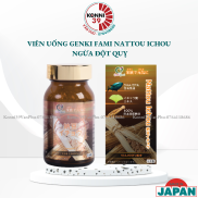 Viên uống ngừa đột quỵ Natto Ichou Genki Fami Nhật Bản 3000 FU bổ não 90
