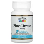 Zinc Citrate, 50 mg hộp 60 viên của 21st Century - iHerb Việt Nam
