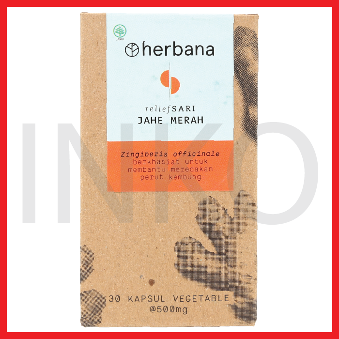 HERBANA RELIEF SARI JAHE MERAH 30KAPSUL Lazada Indonesia
