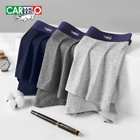 Cartelo 3pcs Mens Boxer Graphene 3A Grade Antibacterial Short Underwear Pure Cotton Moisture Absorbent Soft Elastic Men Panties Pipe Fittings Accesso