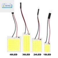 OOD ไฟสีขาว T10อะแดปเตอร์ Led แผงรถยนต์โคมไฟท้ายโคมไฟป้ายทะเบียนไฟตกแต่งอัตโนมัติหลอดไฟก้อนรถยนต์โดมไฟหลอดไฟ LED รถยนต์ไฟอ่านหนังสือรถยนต์