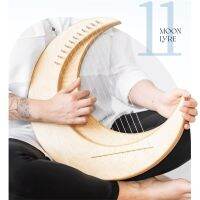 Elegant Half-Moon Full Moon Lyre Harp 11/15 Strings Finger Piano Piano Harp Lyre Orpus Celestial Lyre Portable Instrument