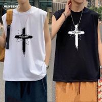 ♙✔ เสื้อยืดแขนกุดลําลอง ทรงหลวม ขนาดใหญ่ สําหรับผู้ชาย ไซซ์ M - 8XL