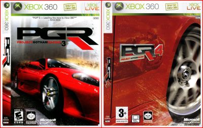 Project Gotham Racing 3-4 แผ่นเกม Xbox360 สำหลับเครื่องแปลง RGH/JTAC LT2.0 LT3.0