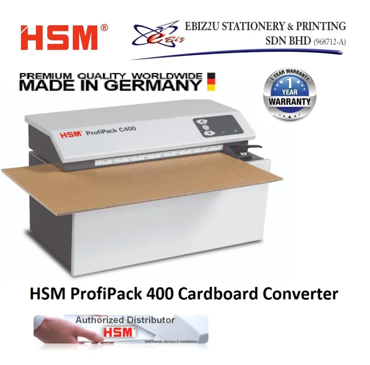 HSM Profi C400 Cardboard Perforator / Cardboard Shredder / HSM