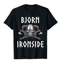 2023 NEWBjorn Ironside Viking เสื้อยืดสำหรับ Viking Warriors Lover เสื้อยืด Graphic Geek เสื้อผ้าฝ้าย T เสื้อสำหรับชาย Casual