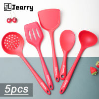 Jearry 5PCSซิลิโคนKitchentoolsเกรดอาหารซิลิโคนNon Stick Panทนความร้อน230 °Cสูงอุณหภูมิเครื่องครัวชุด