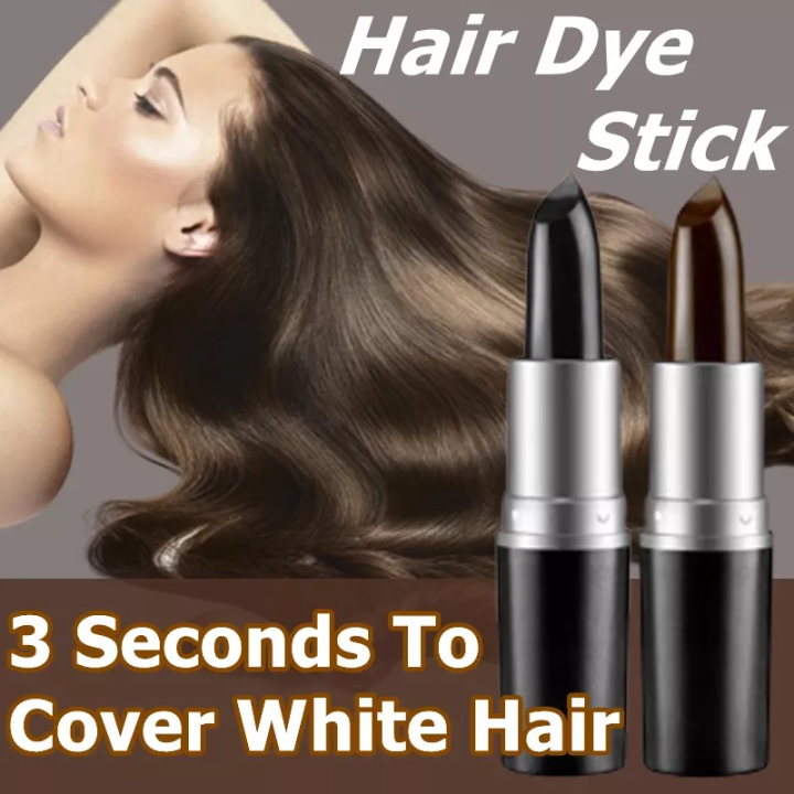 Hair Color Stick Pure Plant Hair Dye Stick Fast Dyeing Hair