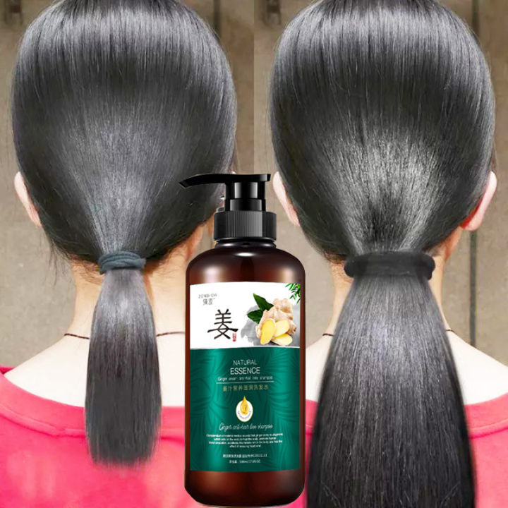 Ginger Juice Hair Growth Shampoo Anti Hair Loss Shampoo 500ml Smooth Herbal  essence recipe Promotes Hair Growth Thicker Reduce Hair Dandruff Relieve  itchy scalp Regrowth Hair Care ​Liquid Denser Hair Shampoo |