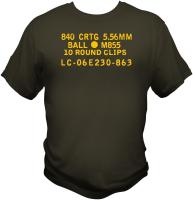 5.56 Ammo Can T shirt M4 AR15 M16 Molon Labe Morale Patch DEVGRU Seals Sniper XS-4XL-5XL-6XL