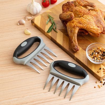 Stainless Steel Meat Shredding Claws Kitchen Food Fork Meat Slicer Outdoor Bear Claws Chicken Shredder Barbecue Tools