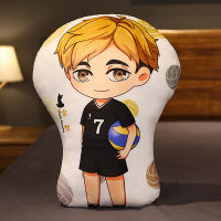 Anime Haikyuu Hinata Shoyo Pillow Oikawa MSBY Pendant Double Sided Bolster Decorative Cushion Plush Pillows