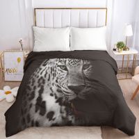 3D Duvet Cover with Zipper Comforter Blanket Quilt Cover 240x22090135150 Animal leopard Bedding Bag Drop ship