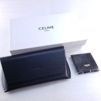 กล่องแว่น Celine Authentic 100% กล่องแว่นหนังแท้ กล่องหนัง ซีลีน กล่องแว่นตา กล่องแว่นสายตา ผ้าเช็ดแว่น