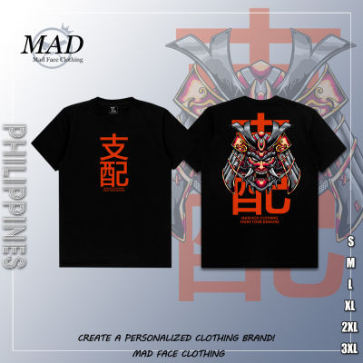 MADFACE เสื้อผ้า Domination-Demon Tee ของขวัญสำหรับ Unisex ท็อปส์ซูคุณภาพสูง เสื้อยืดแนวสตรีท