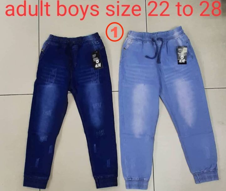 Jeans, Boy Denim Long Pants, Hm Adults Teen Kids 22-28 Inches. Casual  Straight, Children Young Boy Jeans. High Quality. Lowest Price | Lazada