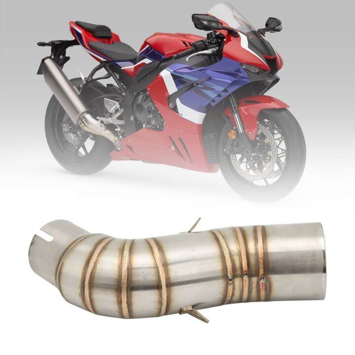 ท่อกลางท่อไอเสีย-stainless-steel-exhaust-system-mid-connection-tube-สำหรับ-cbr1000