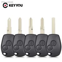 KEYYOU 2 Button For Renault Megan Modus Clio Modus Kangoo Logan Sandero Duster Remote Car Key Shell Case Cover Fob For Nissan