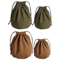 Canvas Drawstring Bags Reusable Natural Canvas Bags with Drawstring Produce Bags Bulk Gift Bag Jewelry Pouch for Home Storage eco friendly