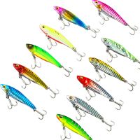 【DT】hot！ 3pcs/lot Sinking Bait Metal Vib 5/8/13/16/20G Vibration Baits Artificial for Bass Pike Perch Fishing