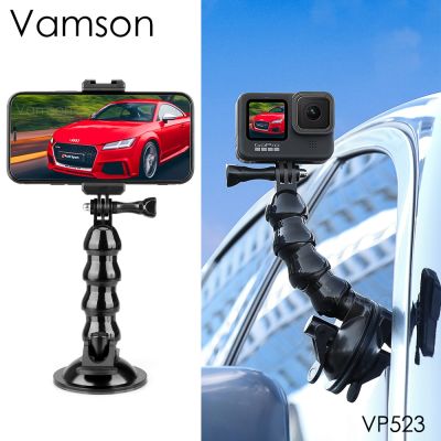 Glass Suction Cup for Gopro Hero 10 Accessories Car Bracket for Go Pro 10 9 8 7 Insta360 Dji Mini Action Camera for Phone