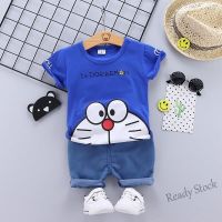 【hot sale】 ○㍿ﺴ C10 Toddler Boy Clothes Summer Set Cartoon T Shirt Short Jeans Children Clothing Short Sleeve Shirt Boys Suit Baby Tracksuit