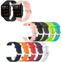 Silicone Watch Band Classic Metal buckle Strap for Huami Amazfit GTS 2e GTS2 mini GTS3 Amazfit Gtr 42mm 【BYUE】