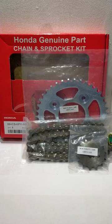 xrm 125 sprocket size