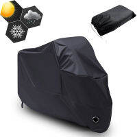 190T ผ้าคลุมรถจักรยานยนต์กันน้ำ All Season Dustproof UV Outdoor Indoor Scooter Wear-Resistant Fabric Motorbike Cover