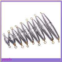 5pcs ร้อน ป้องกันฝุ่น ทนทาน แหวนคู่ รูปมะกอก Lead Sinkers น้ำหนัก รอกตกปลา