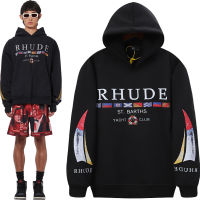 ใหม่ Streetwear Cylinde Hoodies ผู้ชายผู้หญิงคู่ขนแกะ Warm Pullovers คุณภาพสูง Rehade โลโก้พิมพ์ Hooded Sweatshirts