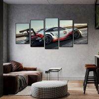 Ultra Modern Supercars โปสเตอร์ผ้าใบ Five-Picture Combination ตกแต่งภาพจิตรกรรมฝาผนังห้องนั่งเล่น Wall Art ภาพวาดสำหรับตกแต่งบ้าน Aesthetic