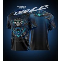 2023 NEW   (READY STOCK) EXCLUSIVE 3D PRINT MENS T-SHIRT YAMAHA LC135 - MERIAH DAN PADU BEB!!!/T SHIRT  (Contact online for free design of more styles: patterns, names, logos, etc.)