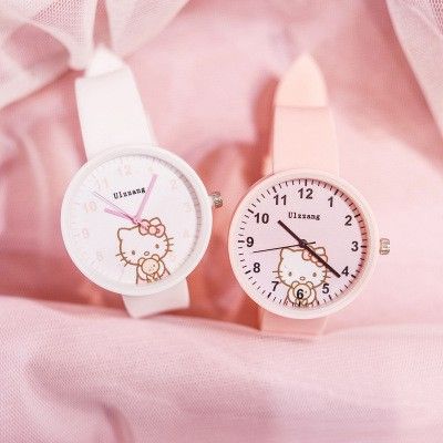kegllect-นาฬิกา-hello-kitty-เด็กผู้หญิงนาฬิกาการ์ตูนน่ารักพร้อมสต็อก